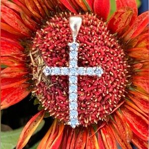 Vintage 14K Diamond Cross 14k FIRM